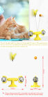 20cm Yellow Planet Spinning Windmill Cat Cute Pet Toys