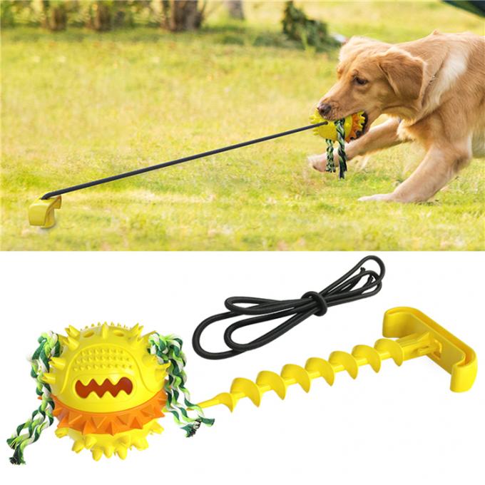 Spezielles heißes verkaufendes Seil-Hundekauen-Spielzeug populärer Produkt-praktischer Hunde-Toy Interactive Outdoor Drawstring Balls elastisches