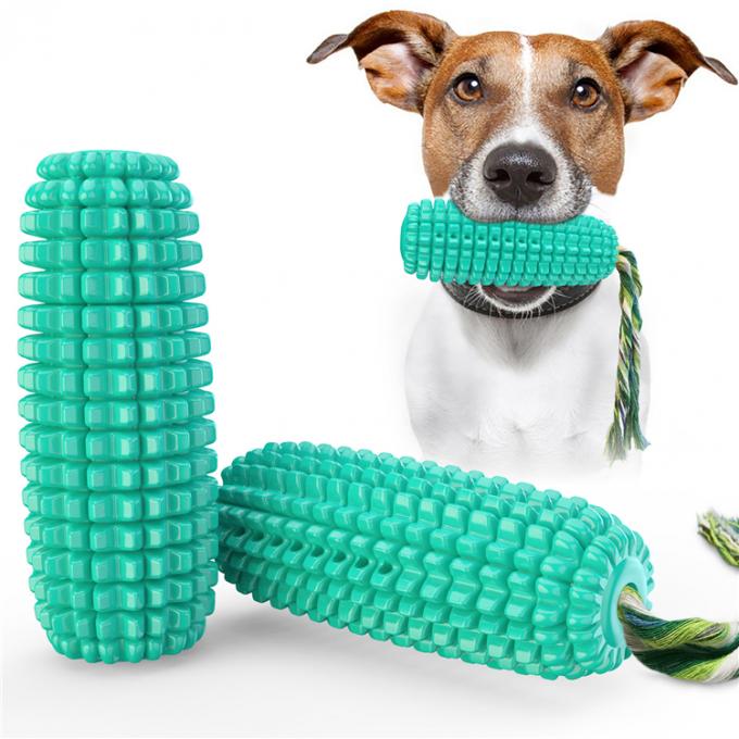 Schoßhund-Zahnbürsten-Kauen Toy Puppy Chew Corn Toys mit solides materielles Hundedauerhaftes Seil-wechselwirkendem Spielzeug Tpr