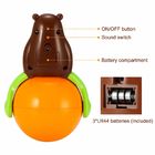Speakers Tumbler Cute Pet Toys Sound And Light Ball Bear 4.2V With Led Light