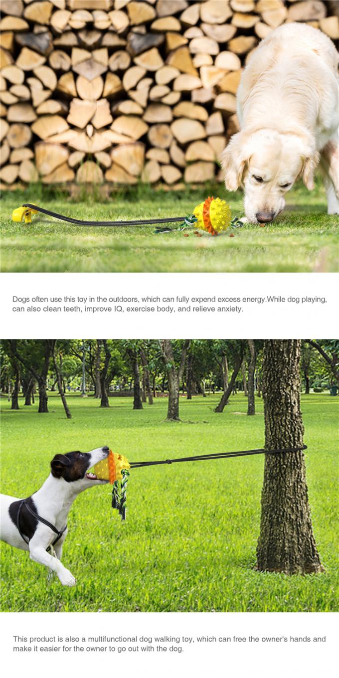 Spezielles heißes verkaufendes Seil-Hundekauen-Spielzeug populärer Produkt-praktischer Hunde-Toy Interactive Outdoor Drawstring Balls elastisches