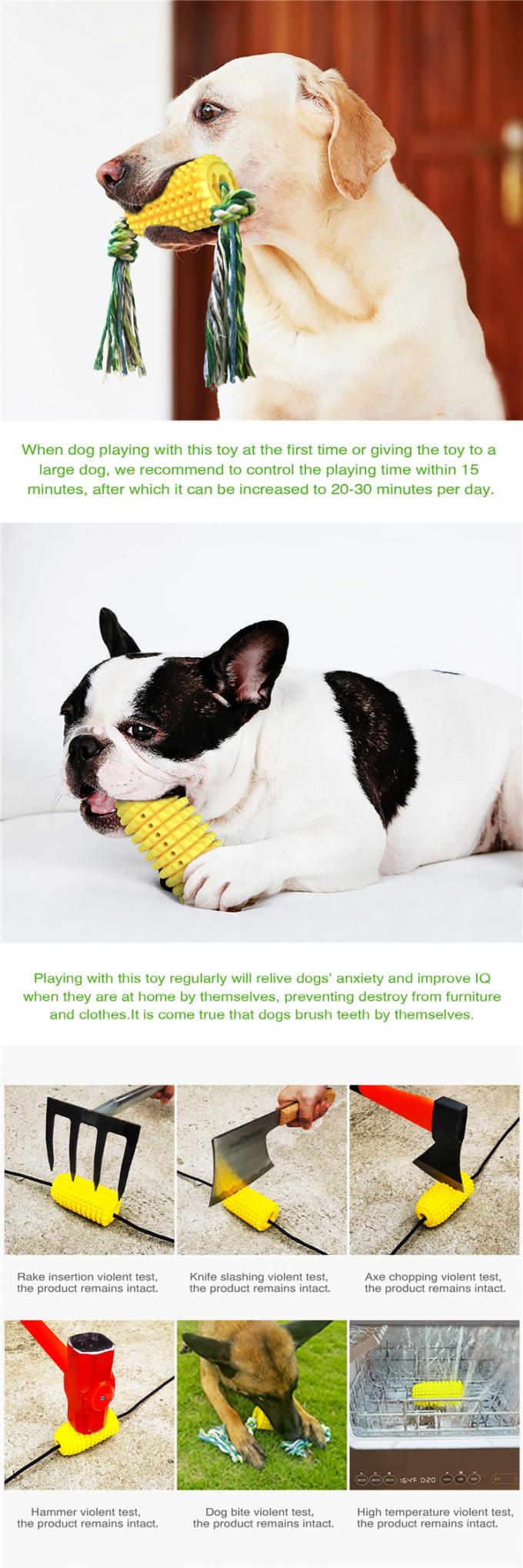 Großhandelsmais-molares Stock-Haustier-molarer kauender Toy New Design Best Sellings-Hund Toy Simulation