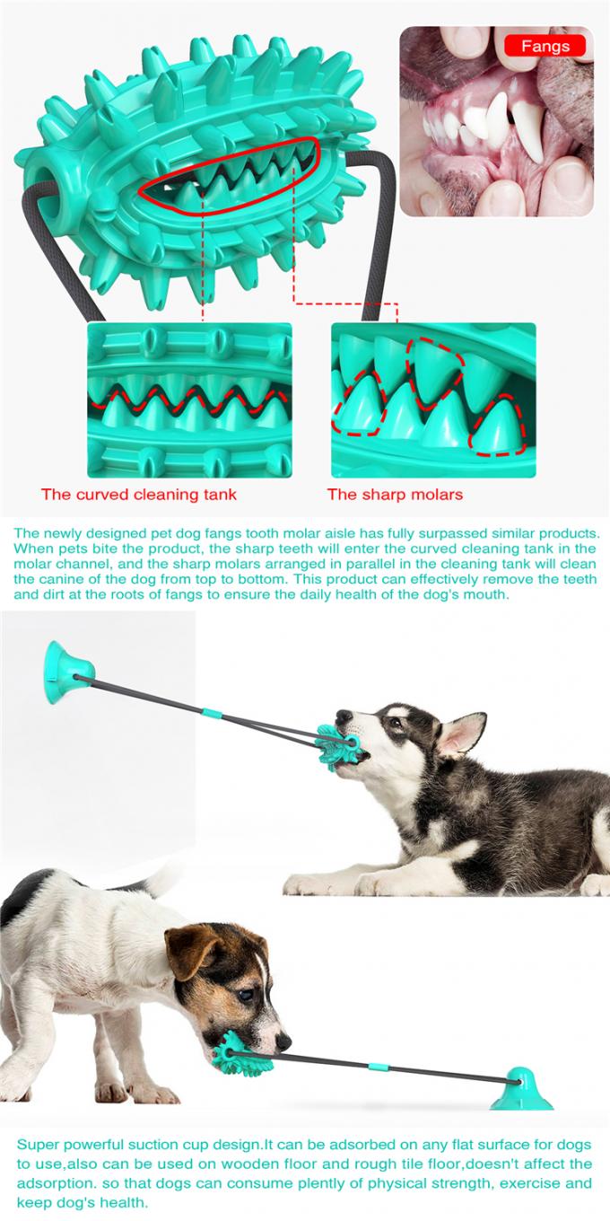 Hochwertige Zähne 2021 Hersteller-Of, die Hundezahnbürsten-Spielwaren mit elastischen wechselwirkenden Spielwaren-Haustier-Produkten säubern